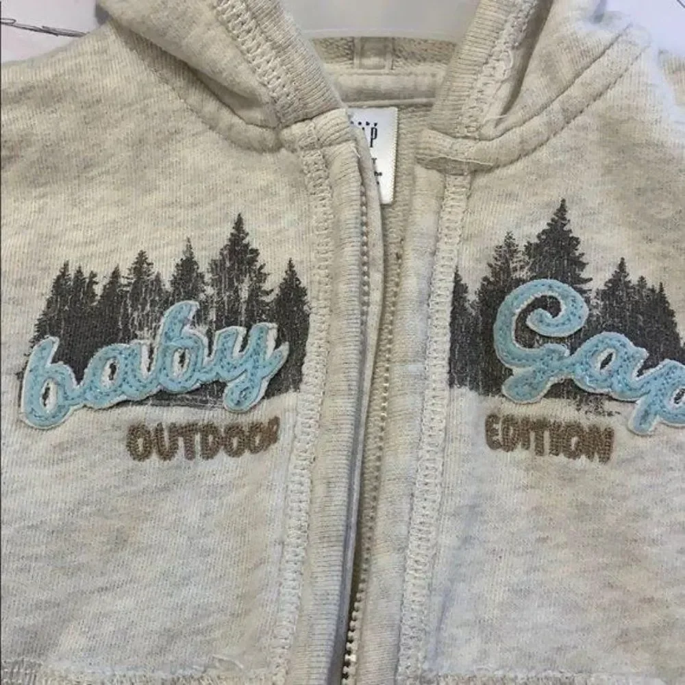Baby Gap Outdoor Edition Zippered Hooded 6-12‎ Months Jacket